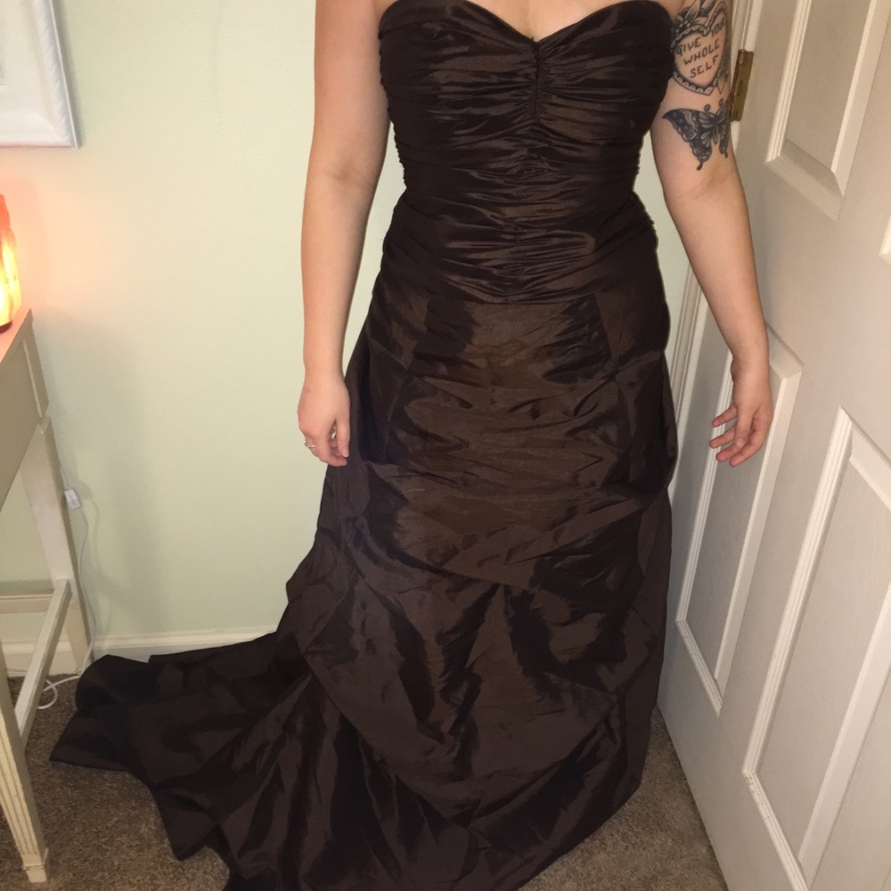 David’s bridal prom/bridesmaid dress.